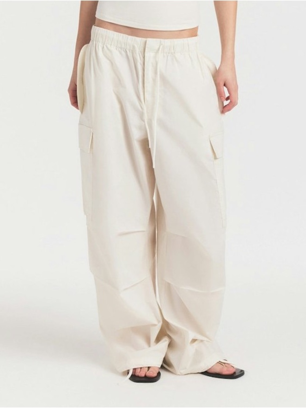 NWT SKIMS Oversized Low Rise Cargo Pants Sz XL